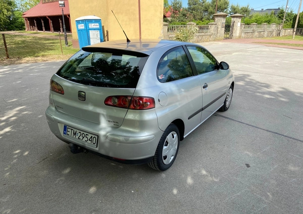 Seat Ibiza cena 4800 przebieg: 240000, rok produkcji 2003 z Morąg małe 529